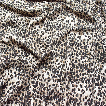HLQON polyester plain Chiffon Leopard print fabric for dress cloth felt patchwork tissue coat Sewing DIY Material by 100x145cm 2024 - buy cheap