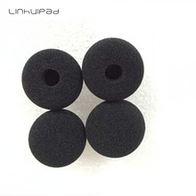 Linhuipad Rround ball foam windscreens,lavalier microphone 8mm opening and 27mm inner length 10 pcs /lot 2024 - buy cheap