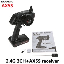 Original  COOLRC AX5S 2.4G 3CH AFHS Radio Remote Control Transmitter with Receiver for RC Car Boat 2024 - buy cheap