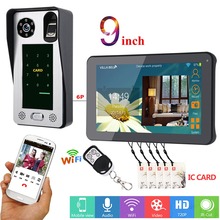 9 Inch WIFI/IC Card/Password/Fingerprint Access Control Video Door Phone 2024 - buy cheap