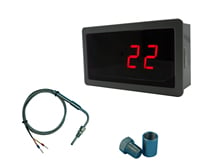 Red LED Gauge with EGT Temperature Sensors & Weld Bund Combo Kit in Fahrenheit 2022 - buy cheap