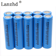 10PCS 18650 Baterias de Iões de lítio 18650 3.7v Li ion Bateria de lítio 3.7v 18650 Bateria Recarregável para Lanterna Led 2024 - compre barato