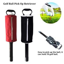 Black Zipper Golf Ball Pick Up Retriever Shag Bag Hold Up To 70 Balls Easy To Pick Up The Ball 2024 - buy cheap