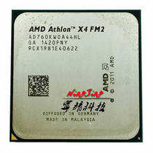 Четырехъядерный процессор AMD Athlon X4, 760 K, 760 K, 3,8 ГБ, 100 Вт, AD760KWOA44HL, разъем FM2 2024 - купить недорого