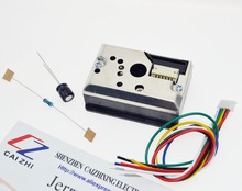SUQ GP2Y1010AU0F-Detector Óptico compacto de polvo, Sensor de partículas de humo con Cable 2024 - compra barato