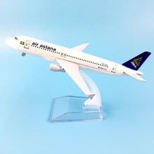 airlines a320 air astana craft model aircraft model simulation 16 cm alloy christmas toy gift for children 2024 - buy cheap