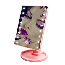 Складные зеркала для макияжа, зеркальная лампа, светодиодные зеркала, USB, домашний декор, красивые подарки, дизайн интерьера 2024 - купить недорого