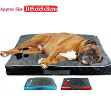 Washable Big Dog Bed Pet Soft Large Dog Cushion Kennel Paw Design Pet Cozy Sofa Puppy Mat Cat Bed Labrador Sofa Pet Bedding 2024 - buy cheap