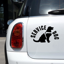13.2*7.8cm Service Dog Cute Interesting Fashion Animals Car Stickers Vinyl Decals Motorcycle Car Styling Car Accessories 2024 - buy cheap