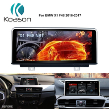 10,25 дюймов IPS экран Android 8,1 авто видео GPS Navi для BMW X1 F48 2016-2017 Оригинальный Автомобильный экран NBT ID6 GPS навигация 2024 - купить недорого