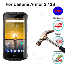 2 pcs Armadura de Vidro Temperado Para Ulefone 2 2 s Película Protetora À Prova de Explosão Protetor de Tela Vidro Dianteiro Para Ulefone armadura 2 2 s s 2024 - compre barato