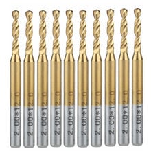 10x Titanium Nitride Coated Carbide PCB CNC Drill Bits Router 2.0mm 2024 - buy cheap