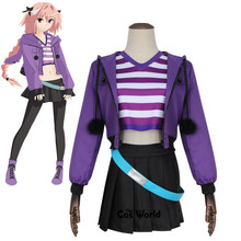 FGO Fate Grand Order Apocrypha Rider Astolfo Asutorufo Sportswear T-shirt Coat Dress Uniform Outfit Anime Cosplay Costumes 2024 - buy cheap