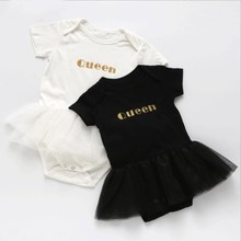 2019 0-3Y Children Summer Clothing Toddler Kids Girls Cotton Romper Solid Mesh Jumpsuit Clothes Outfit 2024 - buy cheap