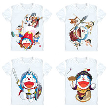Camisetas de Manga corta de Doraemon, camisa de Manga Anime de Fujiko Fujio Stand by Me, Doraemon, nobit, Nobi, Shizuka, Minamoto, Cosplay 2024 - compra barato