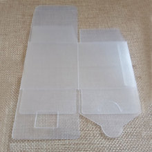 Caja de plástico transparente para regalo de joyería, almacenamiento de Pvc, exhibición de embalaje para bodas y Navidad, 50 Uds. 2024 - compra barato