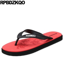 Slippers Shoes Slides Casual Waterproof Outdoor Flip Flop Rubber Water Fashion Mens Sandals 2021 Summer Beach Soft Red Slip On 2024 - buy cheap