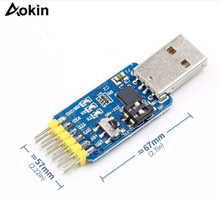 USB в UART конвертировать USB в TTL RS485 RS232 TTL в RS232 RS485 RS232 в RS485 3,3 В 5 В выход 6 в 1 USB модуль последовательного адаптера 2024 - купить недорого