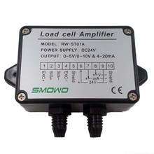 Amplificador de saída sensor de pressão, 0-10v 4-20ma transmissor embutido medição de força de pesagem amplificador de célula de carga 2024 - compre barato