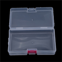 1pc Portable Nail Art Equipment Tool Rectangle Nail Art Storage Box Transparent Display Case For Jewelry Beads Pills Nails Tips 2024 - buy cheap