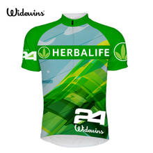 green Ropa Maillot Mtb Herbalife 24 Clothing Roupas Clothes Short Sleeve Shirt Bicycle Bike Apparel Maillot Cycling Jersey 5760 2024 - buy cheap