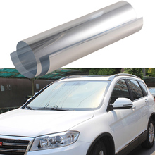 Película Solar plateada para el lado del automóvil, película para el coche, para el hogar, Membrana resistente a, 0,5x3M 2024 - compra barato