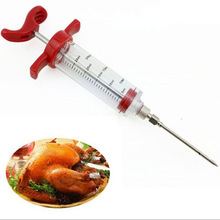 BBQ Meat Syringe Marinade Injector Poultry Turkey Chicken Flavor Syringe Cooking Sauce Injection Tool Kitchen Accessories 8 2024 - buy cheap