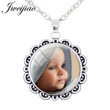 JWEIJIAO-collar con colgante de encaje de flores, foto antigua, regalo personalizado artesanal para familiares, amigos, amantes, recuerdo NA01 2024 - compra barato