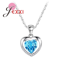 Colgante de corazón con diseño único para mujer, collar de plata de ley 925, joyería para Festival de Navidad, regalo de alta calidad 2024 - compra barato