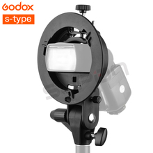 Godox-soporte de plástico duradero tipo S, accesorios de montaje Bowens para Speedlite Flash Snoot Reflector del Softbox 2024 - compra barato