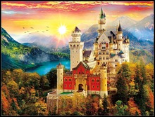 Needlework for embroidery DIY French DMC High Quality - Counted Cross Stitch Kits 14 ct Oil painting - Castle Dream 2024 - buy cheap