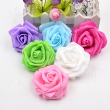 100pcs Large Foam Rose Handmake Artificial Flower Head Wedding Decoration DIY Wreath Gift Box Scrapbooking Craft Fake Flower 2024 - buy cheap