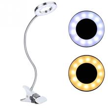 USB Circle Makeup Tattoo LED Desk Lamp Eyebrow Lip Tattoo Beauty Salon Reading Lamp Nail Art Tattoo Makeup Led Lights with Clip 2024 - buy cheap