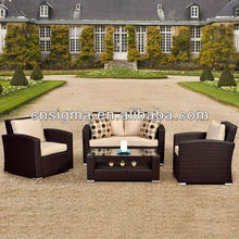 Hot Sale Outdoor Furniture Wicker 4 Seater Sofa Set 2024 - buy cheap