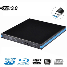 USB 3.0 DVD Player Bluray Burner External Optical Drive BD-RE Blu-ray Superdrive CD/DVD RW Writer Recorder for Laptop PC HP ACER 2024 - buy cheap