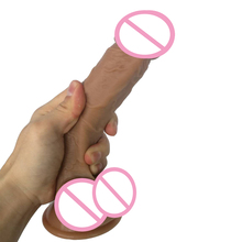 Big Lifelike Silicone Dildo Realistic Suction Cup Dildo Male Artificial Rubber Penis Female Dick Adult Sex Toys For Women Dildo 2024 - buy cheap