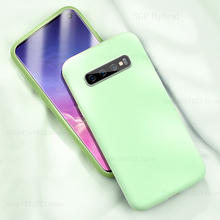 Back Cover Case For Samsung Galaxy A10 A30 A40 A50 A70 M10 M20 M30 S8 S9 S10 Plus S10E Original Soft Summer Liquid Silicone Case 2024 - buy cheap