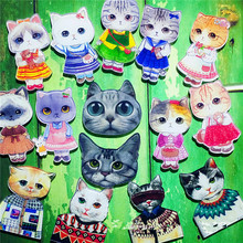 1 Uds Cute Harajuku forma de gato de historieta broches con iconos Kawaii icono broche Bacges insignias para mochila para mujer ropa insignia en acrílico 2024 - compra barato