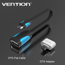 Кабель-адаптер VENTION Micro USB OTG для Xiaomi Redmi Note 5, разъем Micro USB для Samsung S6 Tablet Android USB2.0 OTG 2024 - купить недорого