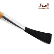 ZHOUXINXING 6pcs/set long tail black nylon hair painting brush  wooden cleaning brush Watercolor oil Art Paint Brush 2024 - buy cheap