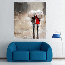 Картина с изображением пейзажа дождя, топ для двух человек, оптовая продажа, картина маслом, Обнаженная, сексуальная женская женщина, современный настенный Декор, художественная картина маслом 2024 - купить недорого