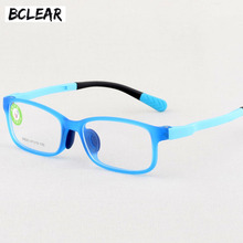 BCLEAR Fashion New Color Cartoon Optical Silicone TR children's Glasses Frame ultra-light kids Optical Spectacle Frames Child 2024 - buy cheap