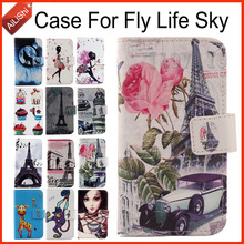 Funda AiLiShi para Fly Life Sky de lujo con tapa PU pintada Funda de cuero Life Sky Fly exclusiva 100% funda de teléfono especial piel + seguimiento 2024 - compra barato