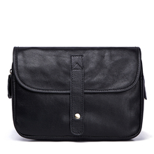Men's handbag Genuine Leather High Quality male Waist Packs crossbody bag Casual Waist wear bag Unisex Waist Belt Bag Waist Bag 2024 - buy cheap