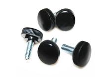 6pcs M5 black bakelite hand twist screw big head plastic handle screws knob bolt rotated bolts 8mm-40mm length diameter 17mm 2024 - buy cheap