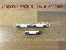 [ZOB] Taiwán conchup UDA 6.3A power 250 V cerámica tubo fusible seguro 5X20-200 unids/lote 2024 - compra barato