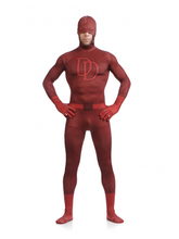 Freeshipping Red Daredevi Spandex Superhero Costume for Halloween 2024 - buy cheap