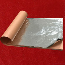 Hojas de papel de aluminio de imitación de la hoja de plata, 14x14 CM, Hoja para dorar líneas, decoración artesanal para el hogar 2024 - compra barato