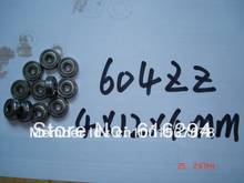 604zz deep groove ball bearings 4 * 12 * 4MM 20PCS  604ZZ bearing---free shipping 2024 - купить недорого
