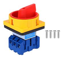 Conjunto Plástico 1 2 Posições Trancada Ação Tipo Comutador AC600V 25A